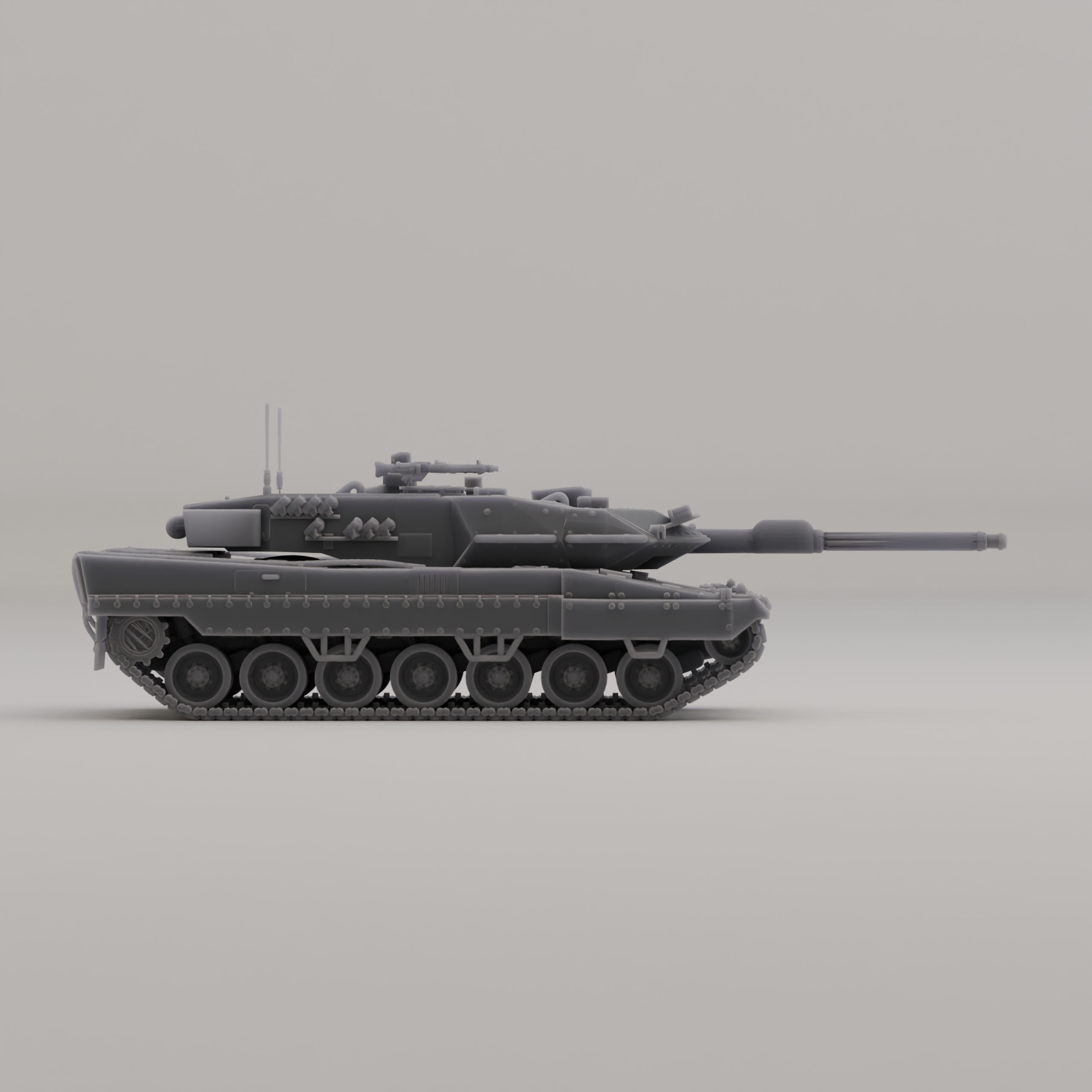 🐆 Leopard 2A6 | MBT | 德国 (~2005)・文件用于 免费 3D 三维打印・Cults