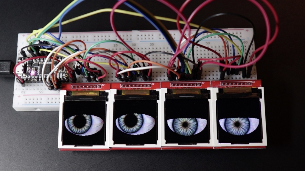 👀 Ojos espeluznantes de Arduino Decoración de Halloween・Archivo 3D ...
