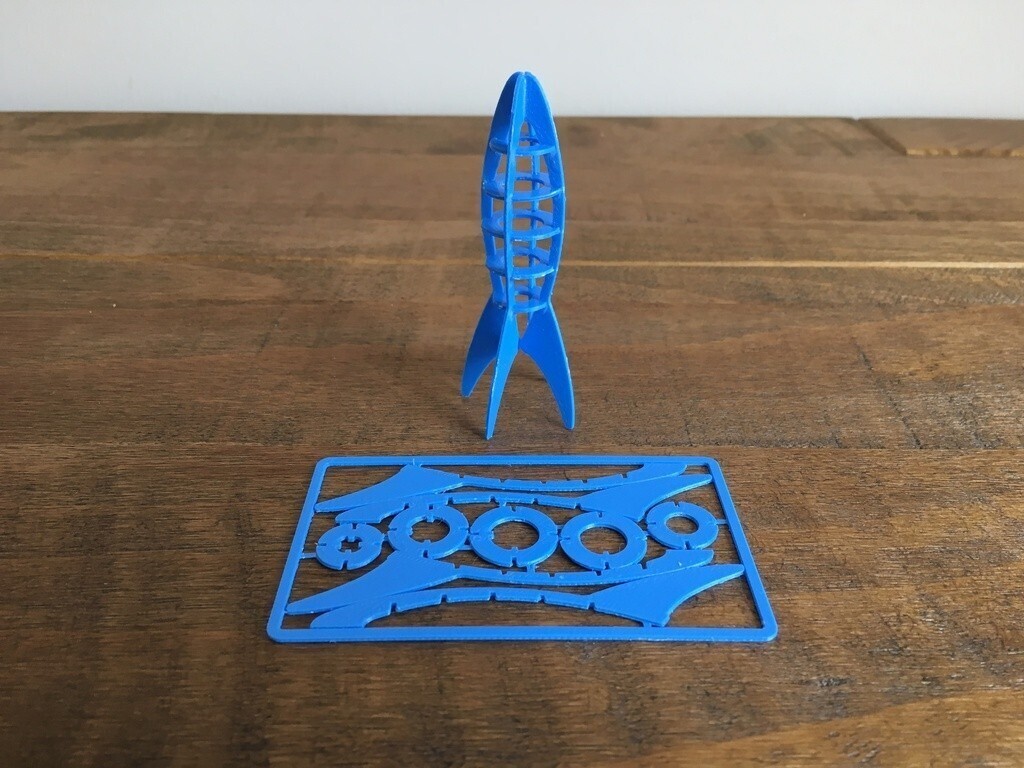 File Rocketship Free STL file Rocketship business card đ ă»3D print design to downloadă»Cults