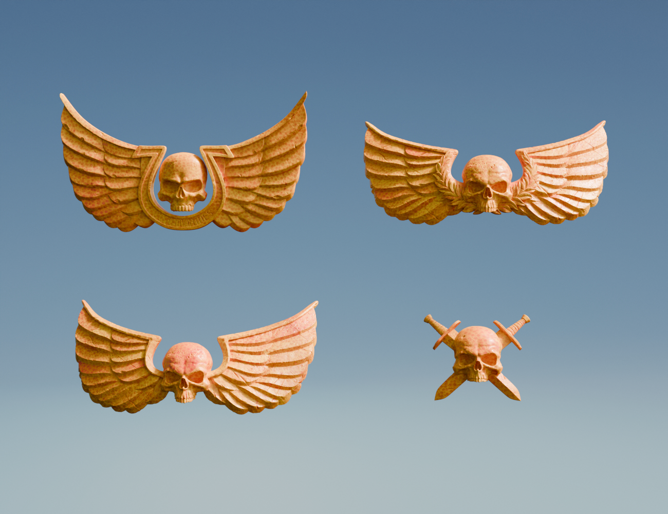 🛰 Space Blueberry Chest Armor Ranks・Free 3D File for 3D printing・Cults