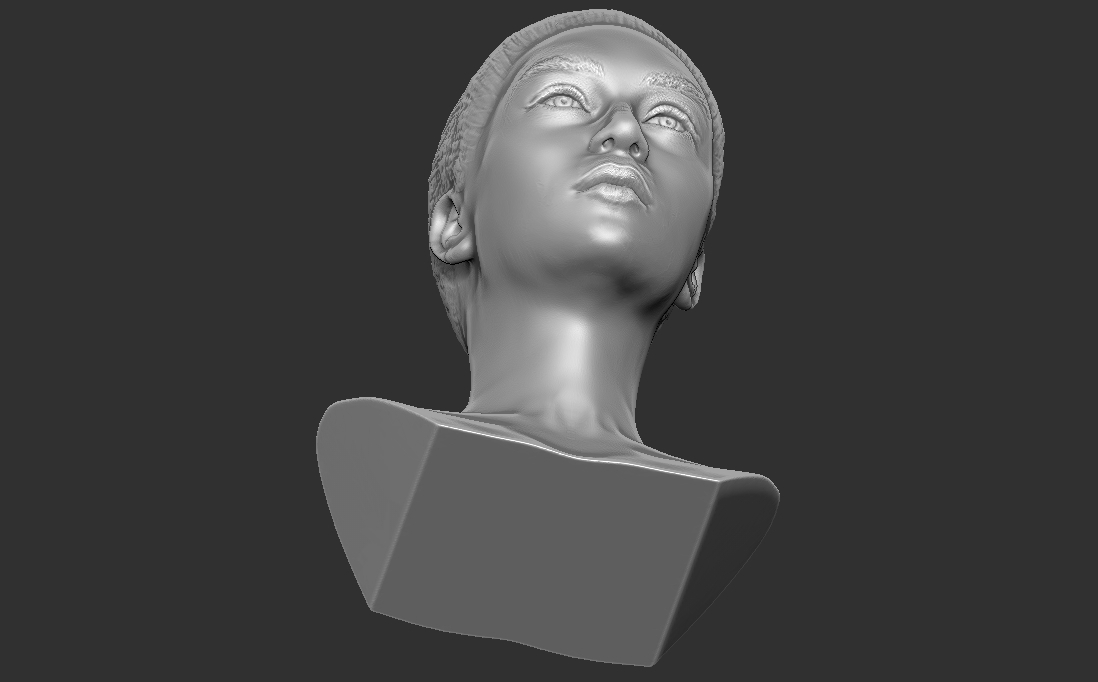 3D file Beautiful woman bust 3D printing ready TYPE 5 👩 ・3D print ...