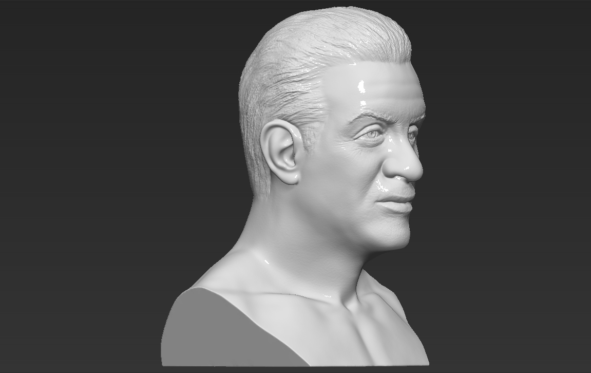 3D file Sylvester Stallone Rocky Balboa bust 3D printing ready 👤 ・3D ...