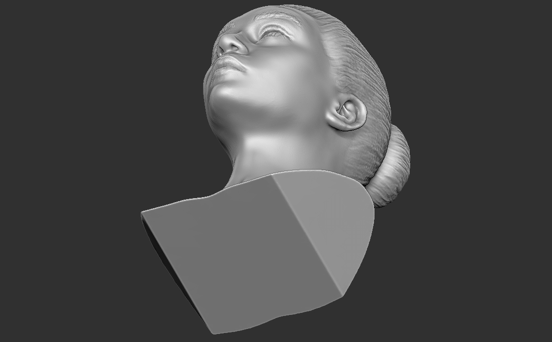 3D file Beautiful woman bust 3D printing ready TYPE 5 👩 ・3D print ...
