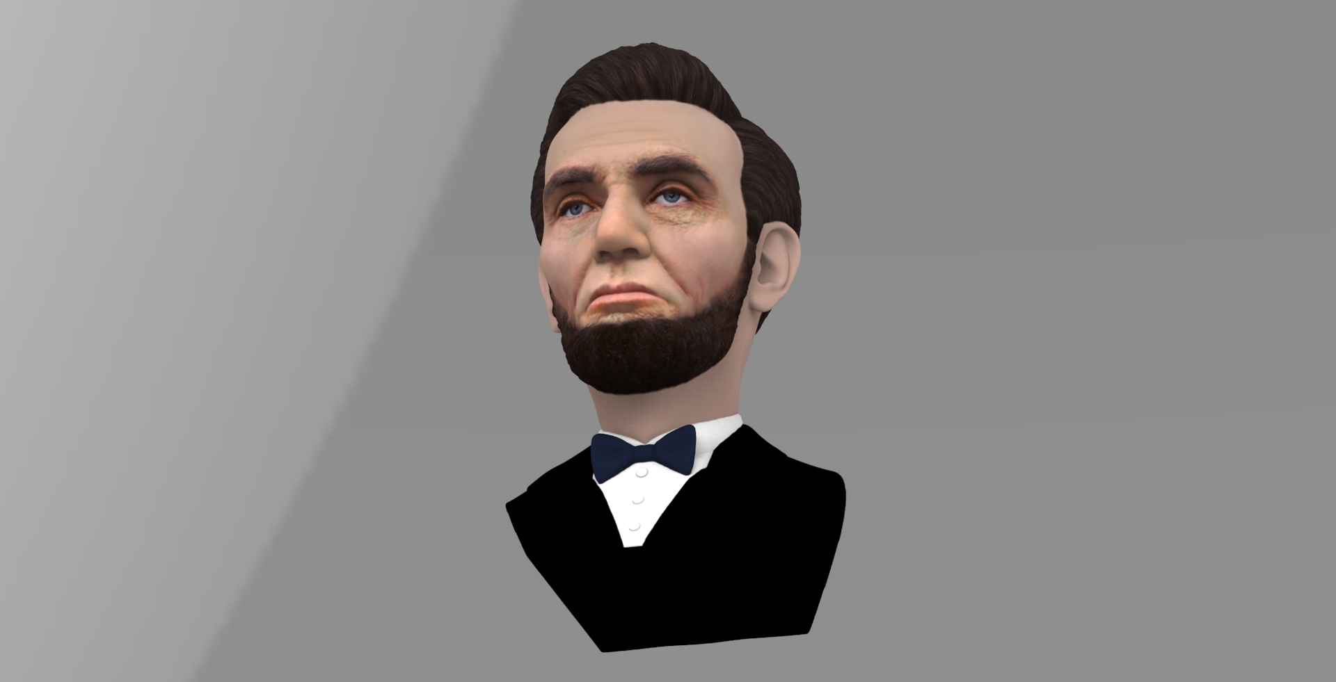 3D file Abraham Lincoln bust ready for full color 3D printing 👤 ・3D ...