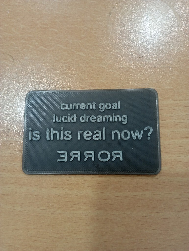 🪙 Lucid dream card・Free 3D File for ・Cults