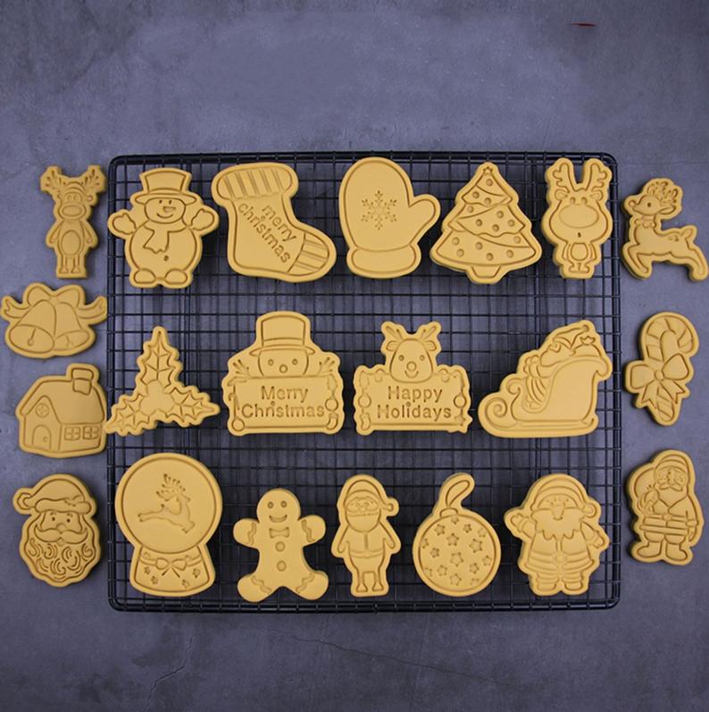 🎄 Christmas Characters Cookie Cutter Set of 21・ STL File for 3D ...