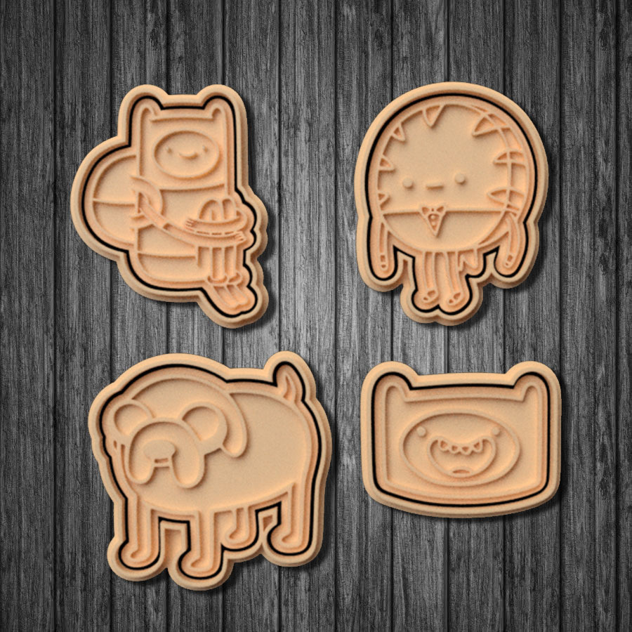STL file Adventure time cookie cutter set of 7 🍪・3D print design to ...