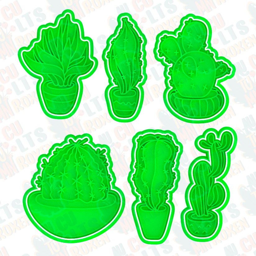 Cactus-cookie-cutter-set-of-6.png Cactus cookie cutter set of 6 *