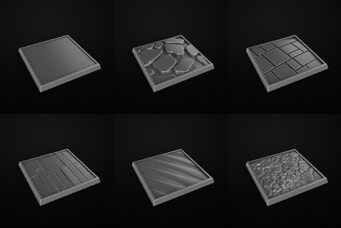 Wargaming Basi In Plastica Quadrate Da 40 Mm Giochi Da Tavolo Wargames - Foto 2