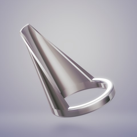 Teardrop cockring STL File for Cults