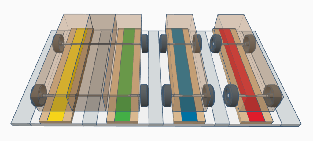 🎲 Pinewood Derby Track・Free 3D File for ・Cults