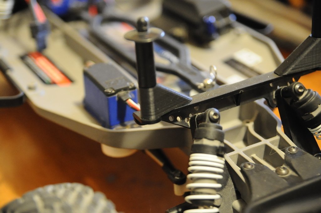 Free STL file Traxxas Slash 2WD body mount extenders for Ford Raptor