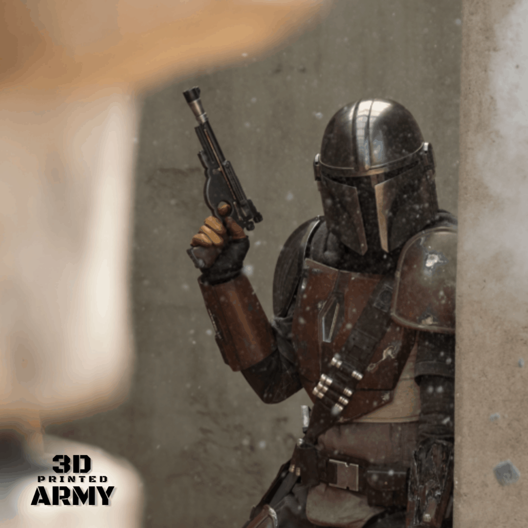 Mandalorian side blaster - IB 94・ STL File for ・Cults