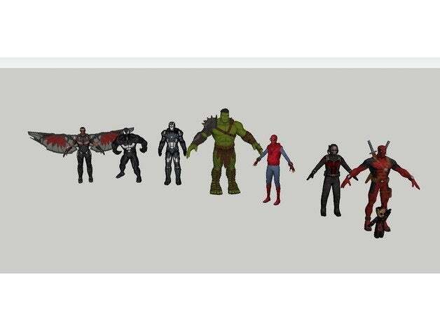 Marvel Stl Vector ♾️ MARVEL_Heroes・Free STL File for ・Cults