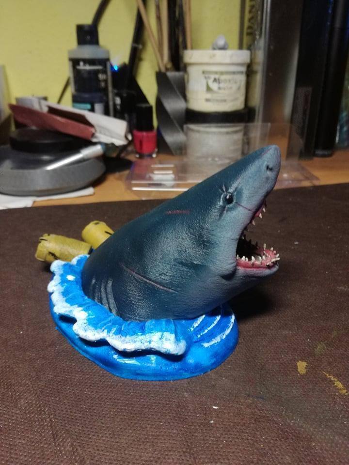 3D file Jaws Bruce The Shark 3D print model 🦈 ・3D printing model to