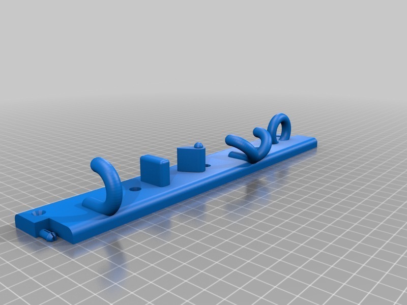 Archivo 3D gratuito Customizable Modular Hook System 🪝 ・Objeto para ...