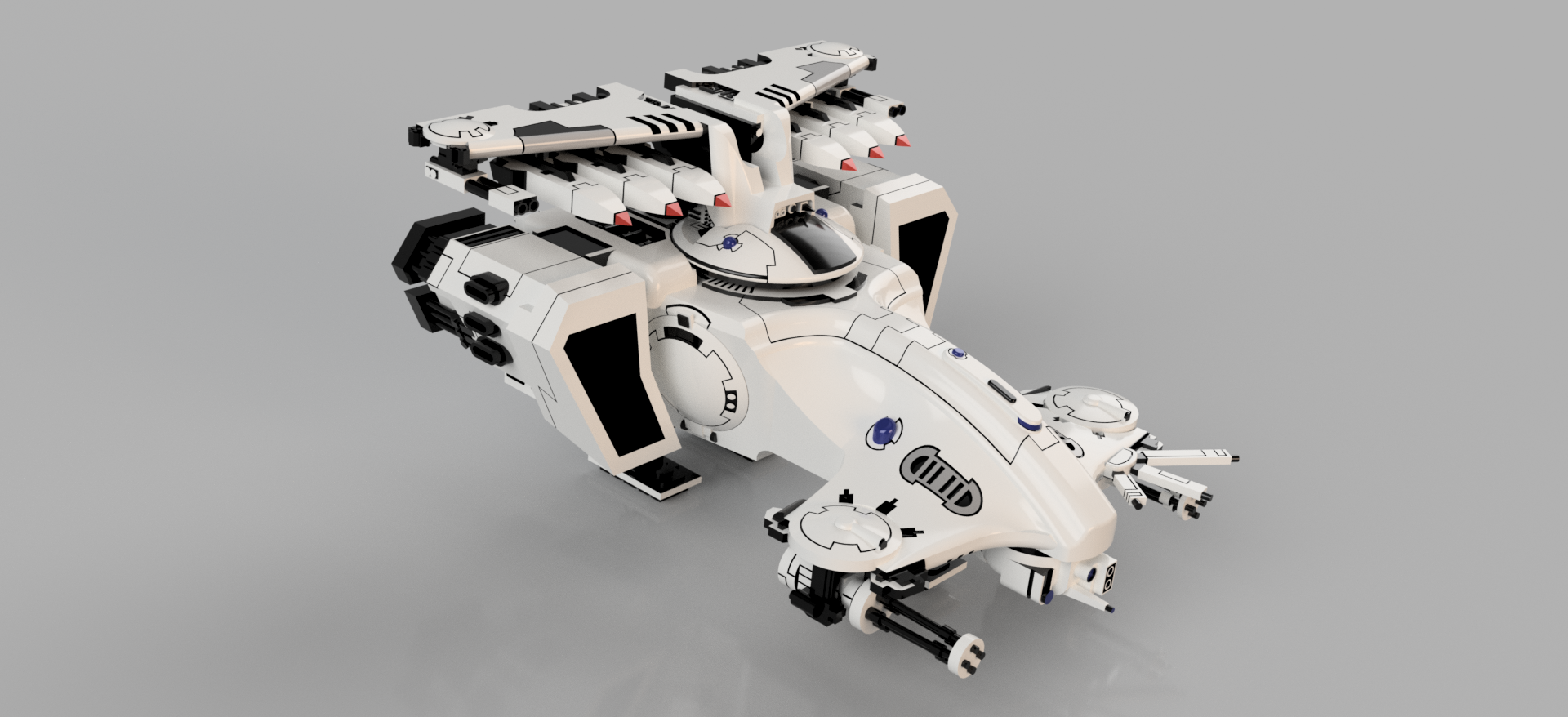 🤖 2 PI TX7 Hammerhead・Free 3D File for ・Cults
