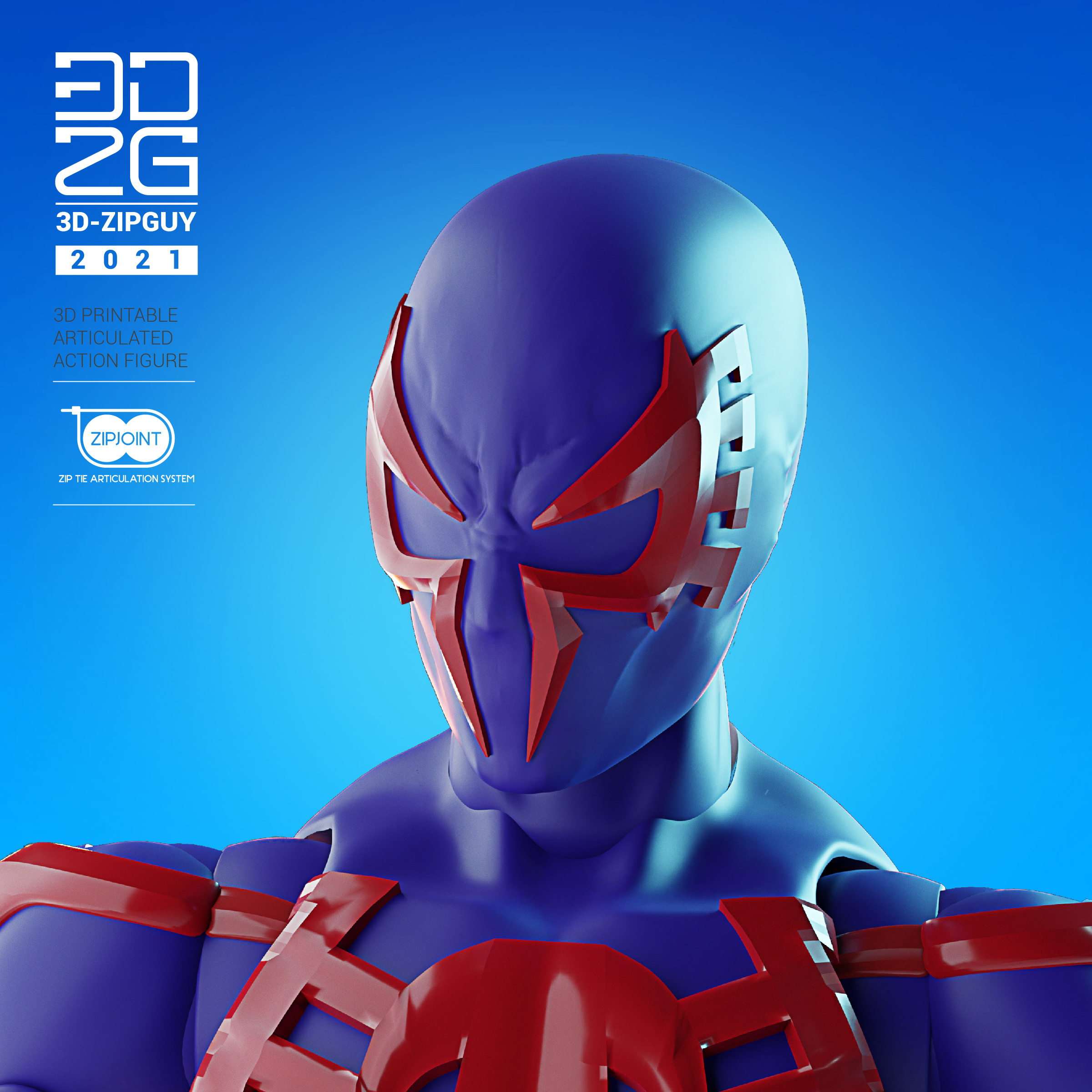 🔮 ZIPGUY FUTURE SPIDER・ STL File for ・Cults