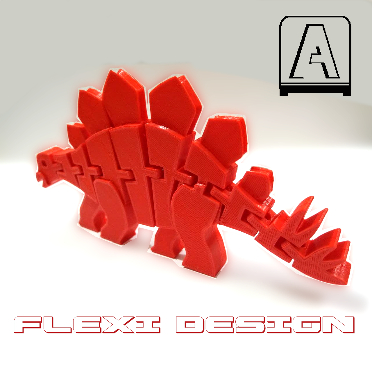 STL file STEGOSAURUS FLEXI 3D DESIGN 🦖 ・3D print design to download・Cults