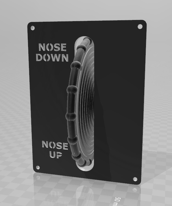 STL file trim wheel for flight simulator 🛞 ・3D print design to download ...