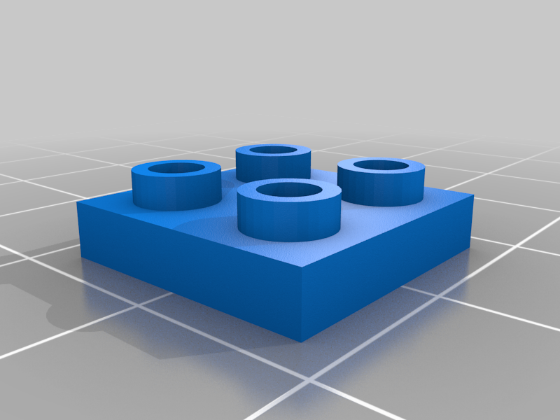 🏗 Lego_2x2・Archivo STL Gratis para ・Cults