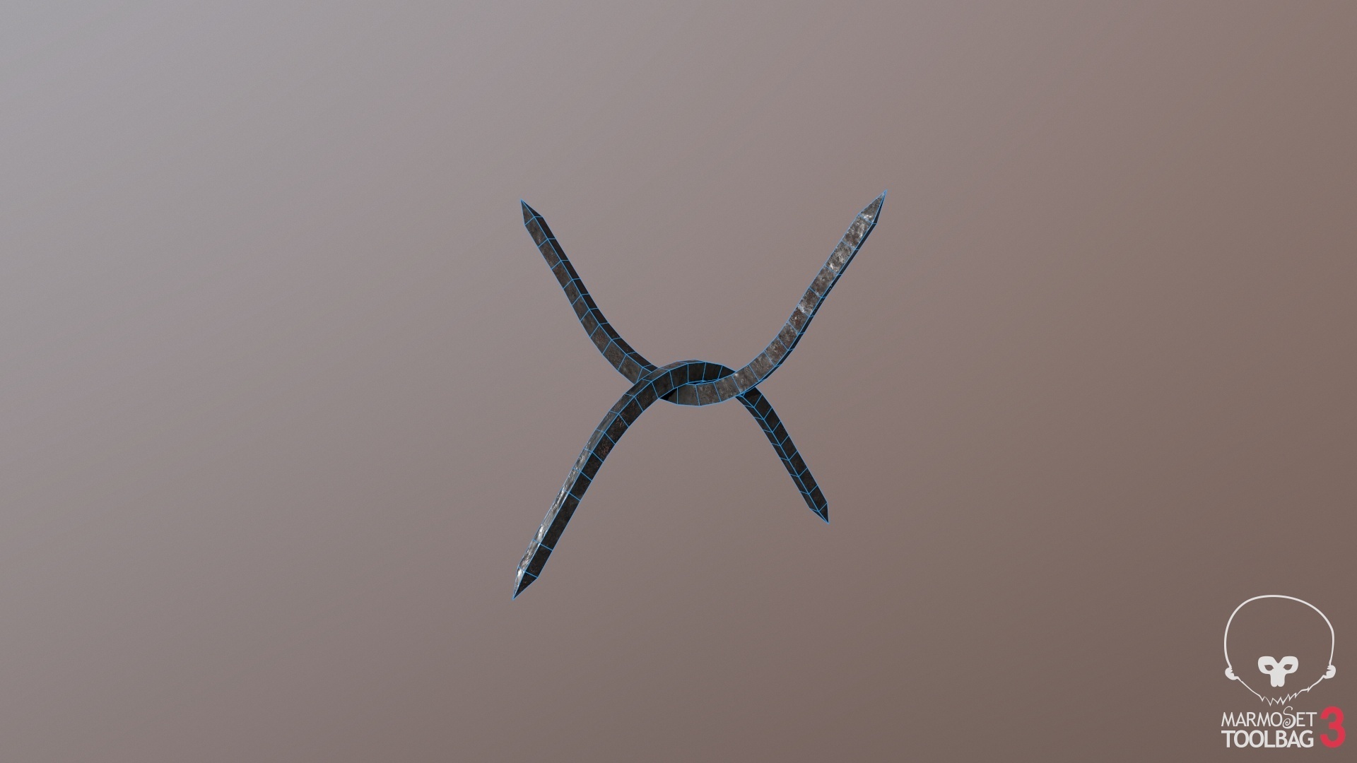🪖 Caltrop-3D printable・ STL File for ・Cults