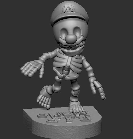 💃 Dancing Mario bros. skeleton・ 3D File for ・Cults