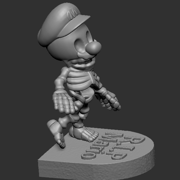 💃 Dancing Mario bros. skeleton・ 3D File for ・Cults