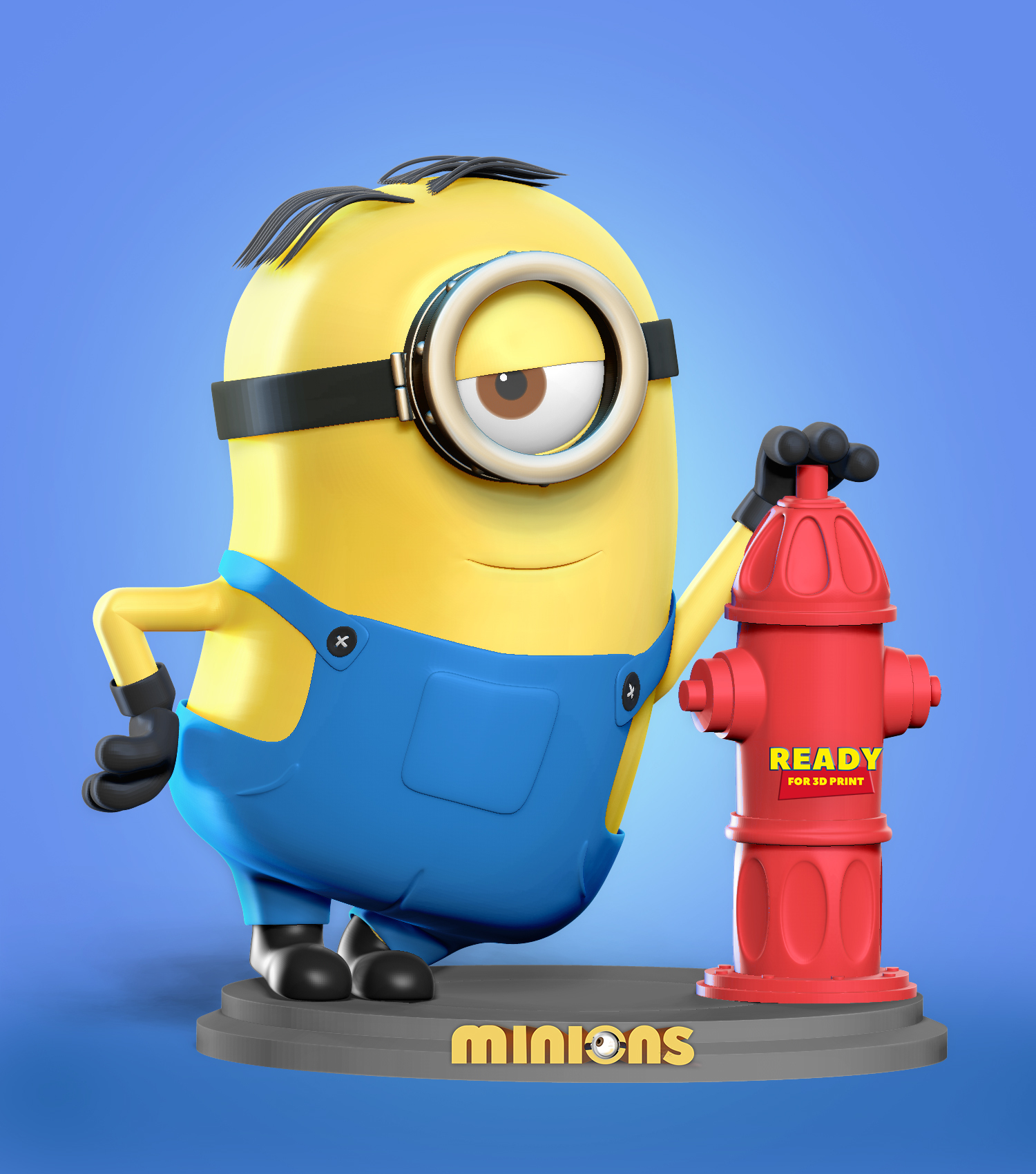 👹 Minion Stuart・ 3D File for ・Cults