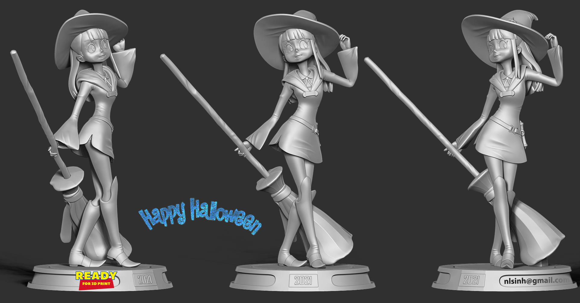 🧙‍♀️ Atsuko Kagari - Akko・ 3D File for ・Cults