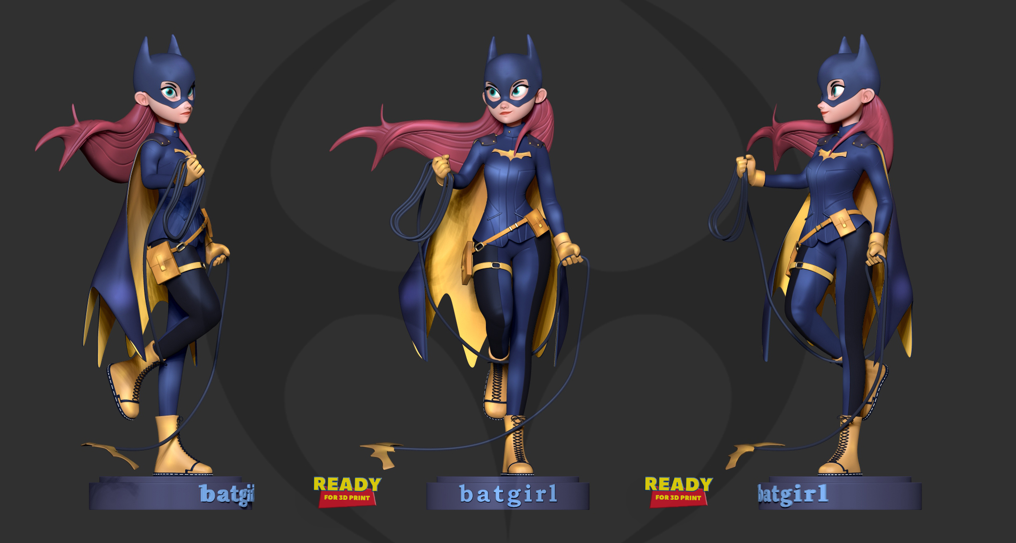 👧 Batgirl Fanart・ 3D File for ・Cults