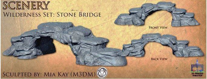 STL file Rock Bridge - Tabletop Terrain 🪨 ・3D printing model to ...