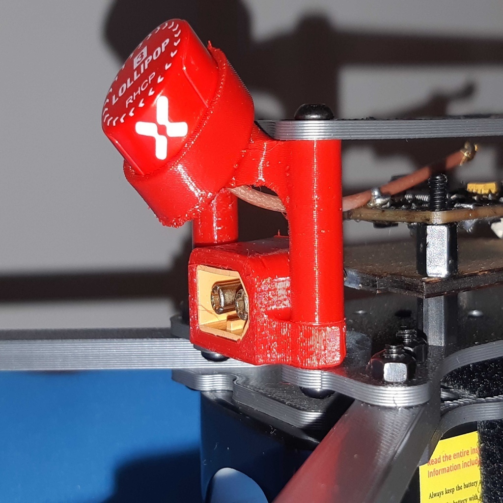 Open Racer Frame 3D-Datei Open racer - XT60 Mount kostenlos 👽 ・3D-druckbare Vorlage zum ...