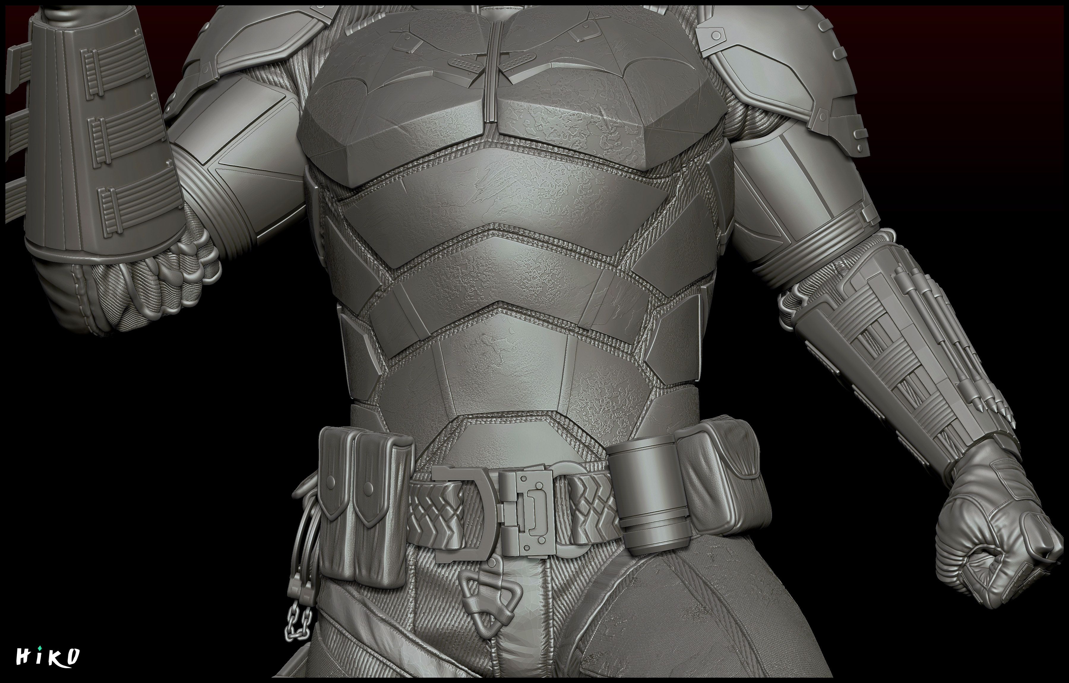 STL file The Batman 2022 - Robert Pattinson STL - 1-6 Scale 3D print ...