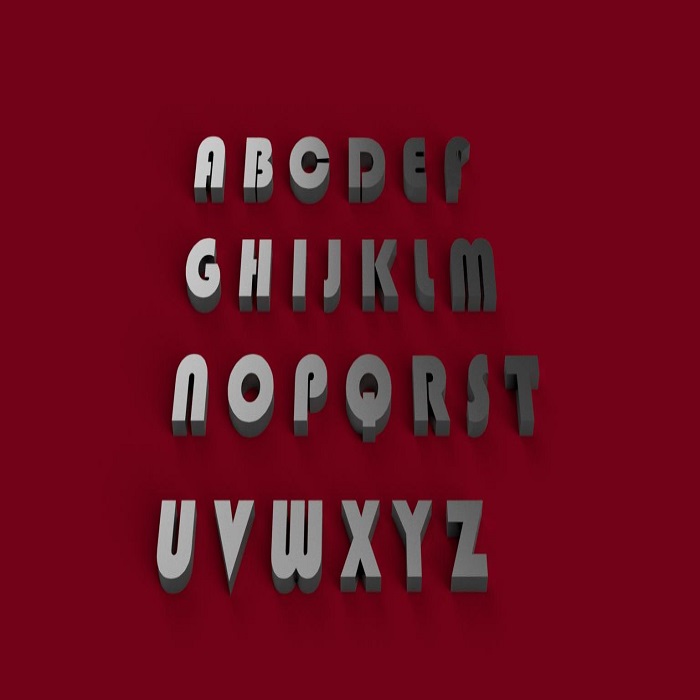 poster: universal alphabet by herbert bayer | bauhaus-shop