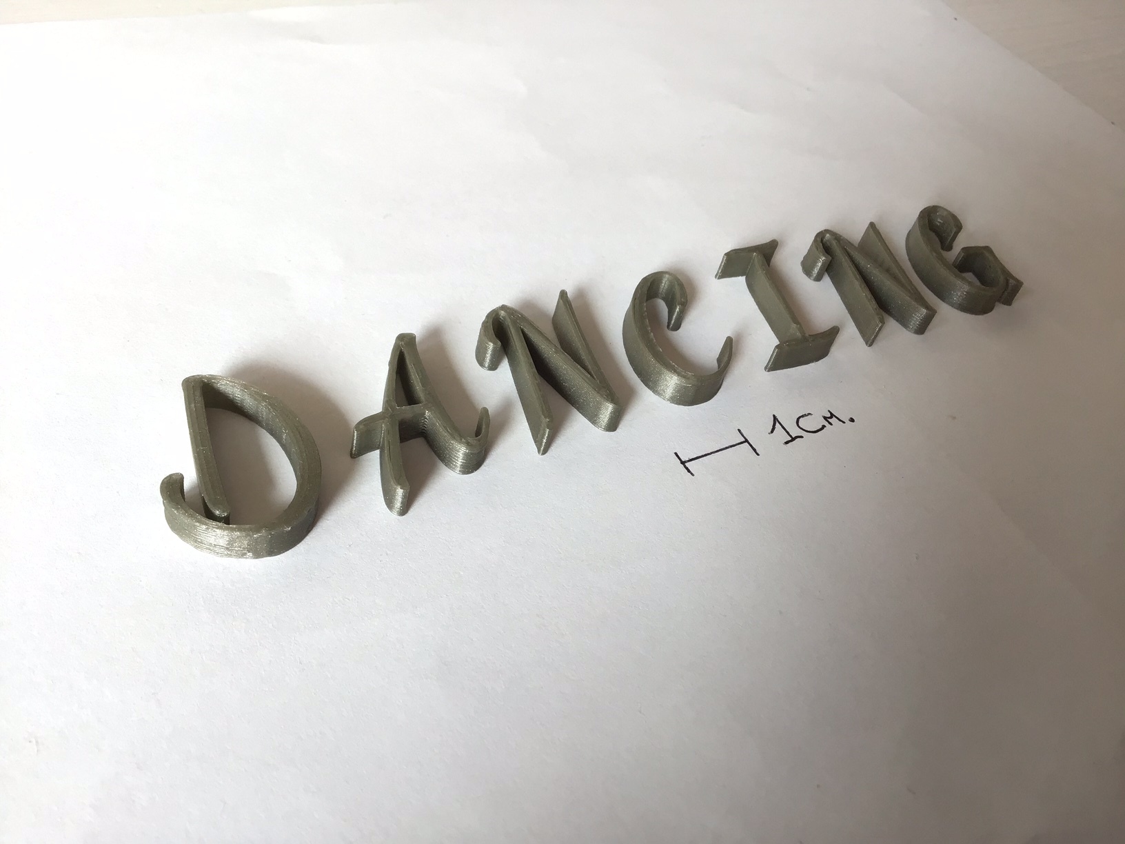 3D file DANCING font uppercase 3D letters STL file 💃 ・3D printer design ...