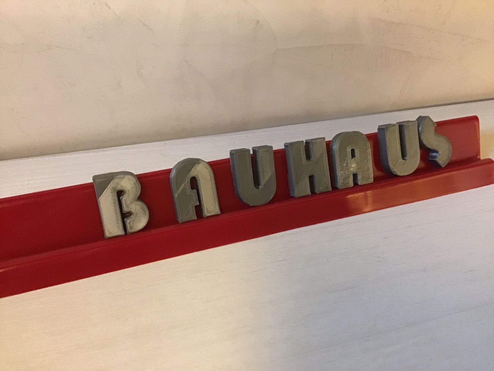 📁 BAUHAUS font uppercase 3D letters STL file・ 3D File for