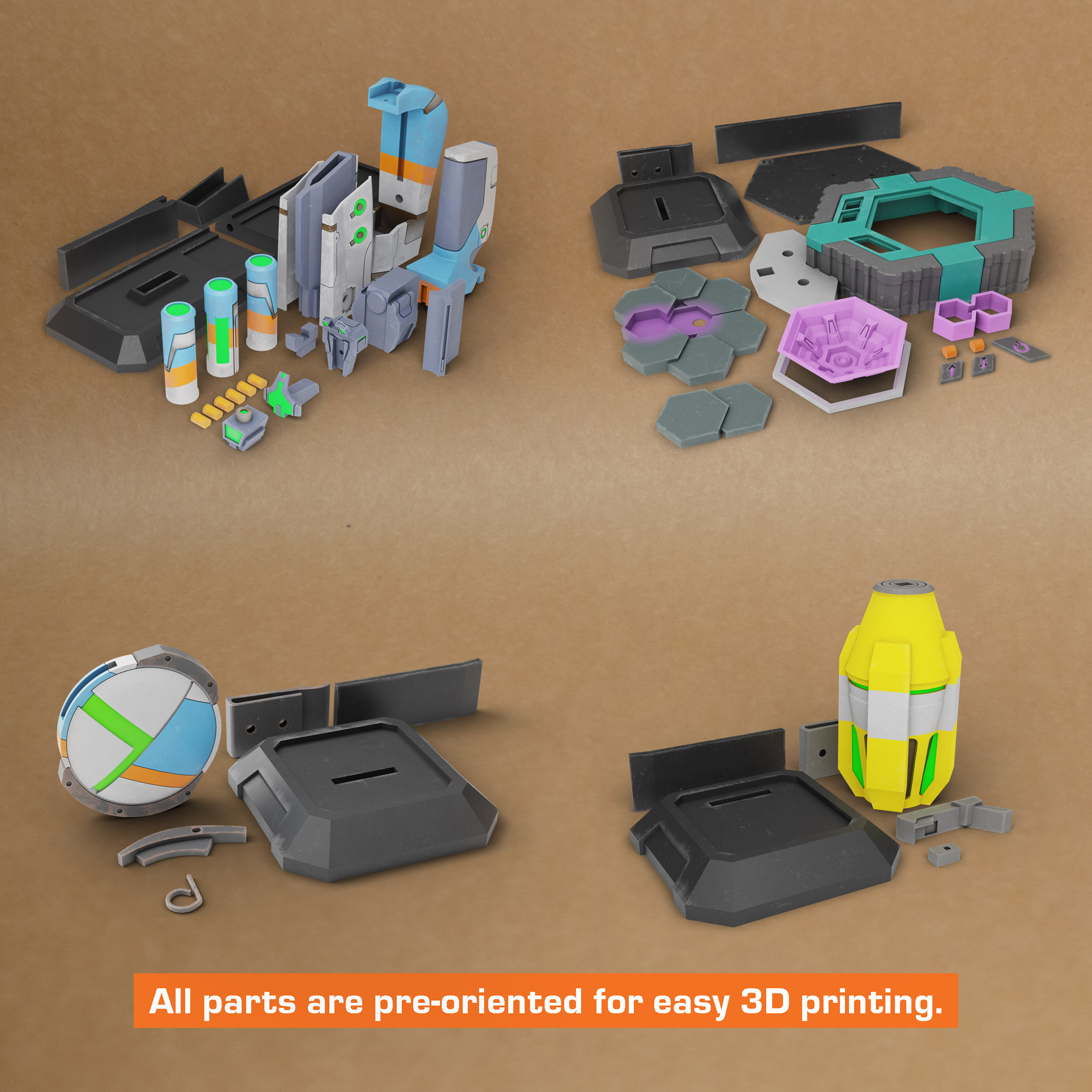 STL file Borderlands 2 3D Model Collection - STL files for 3D Printing ...