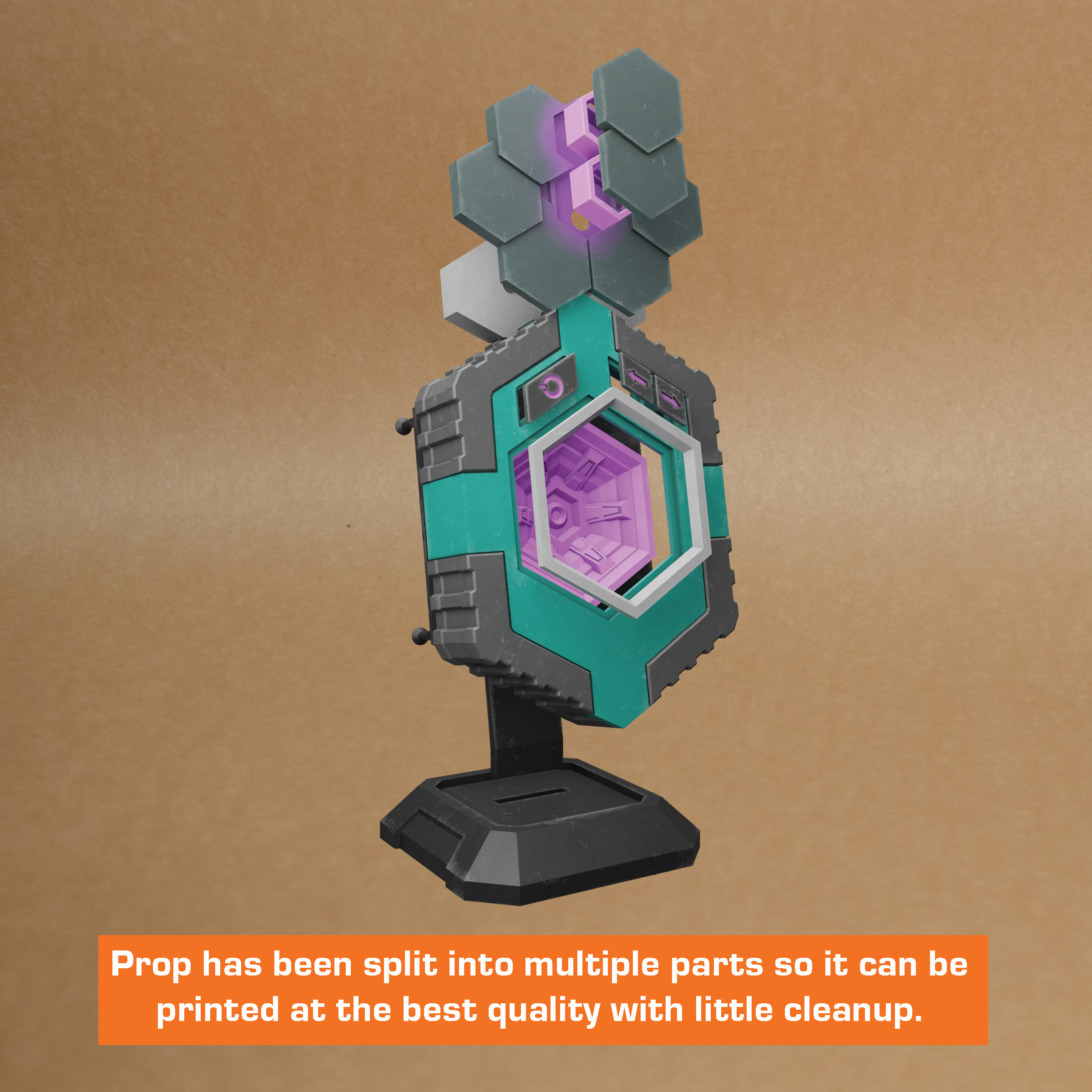 STL file Borderlands Turtle Shield 3D Model - STL file for 3D Printing ...