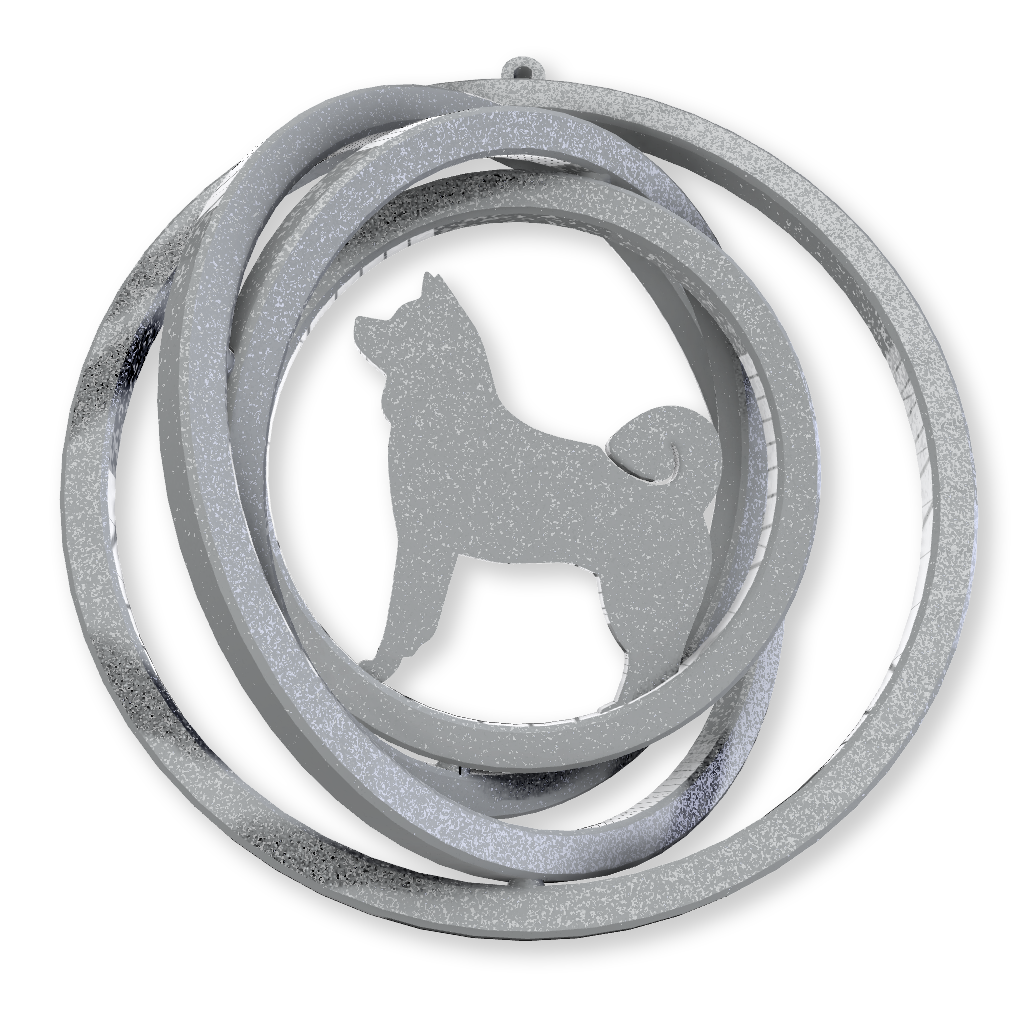 STL file Christmas tree ornament - Dog Shiba inu - 3D gyroscope đ ă»3D print object to downloadă»Cults stl-file-christmas-tree-ornament-dog-shiba-inu-3d-gyroscope-3d-print-object-to-download-cults