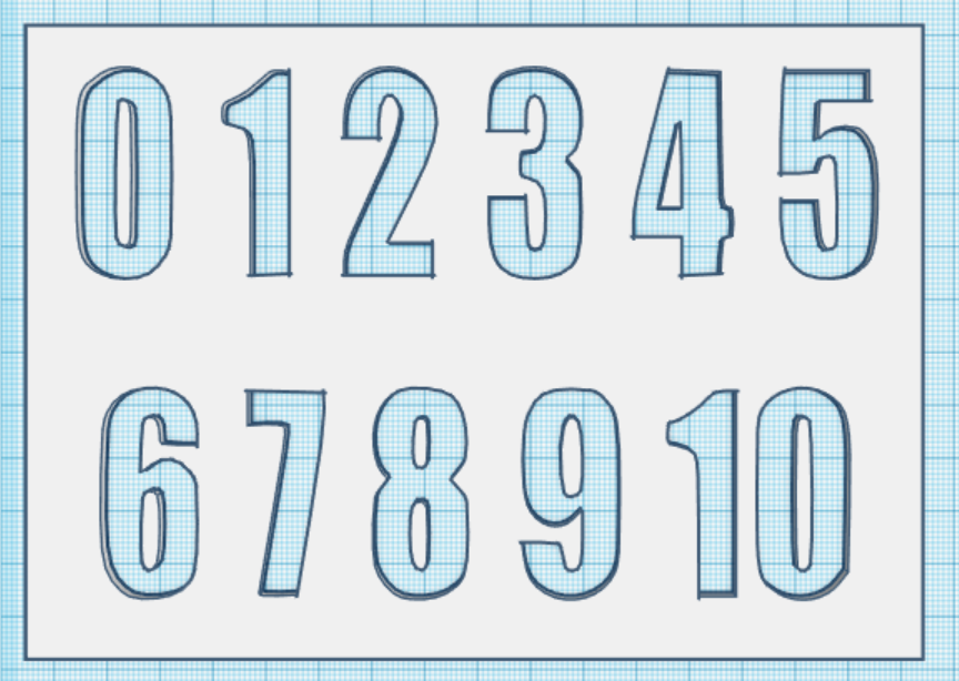 Free STL file DRAW NUMBERS 🔢・3D printable model to download・Cults