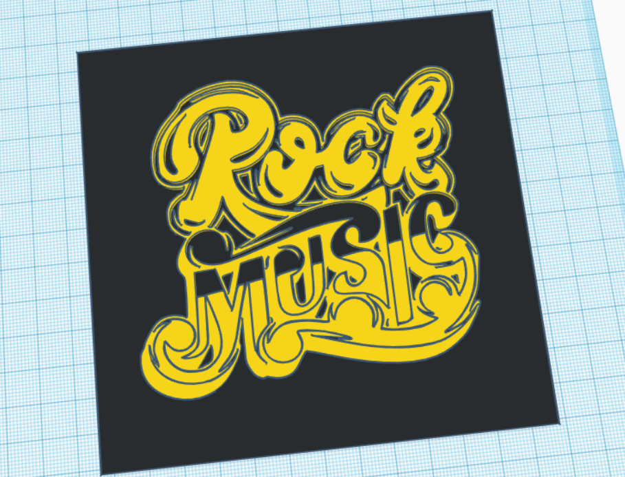 Free STL file ROCK MUSIC TABLE 3D 🪨 ・3D printer model to download・Cults