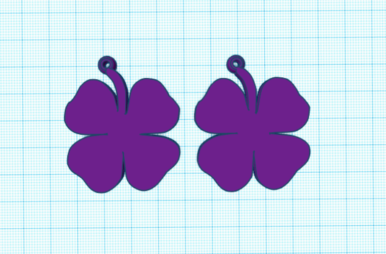 Free STL file CLOVERLEAF EARRINGS 💍 ・3D printable model to download・Cults