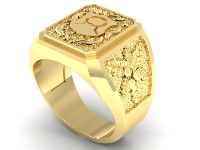 Signacula Rings 💍 signet ring with heraldic・ STL File for ・Cults