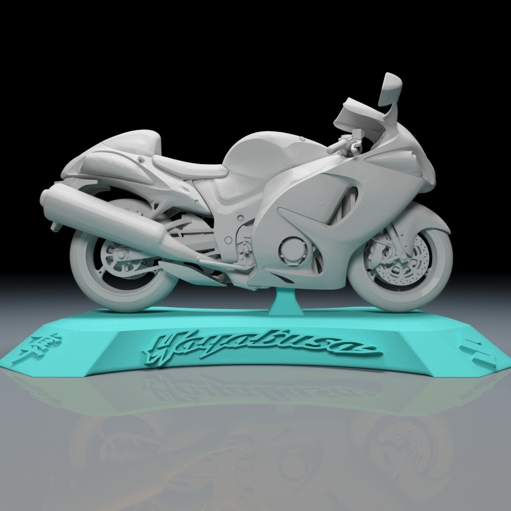 🏍️ Suzuki GSX1300R Hayabusa 2015 3D Printable Model・Free 3D File for ・Cults
