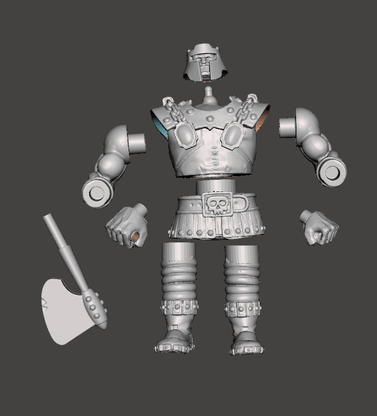 3D file Ranman MOTU Classics 👽 ・Model to download and 3D print・Cults