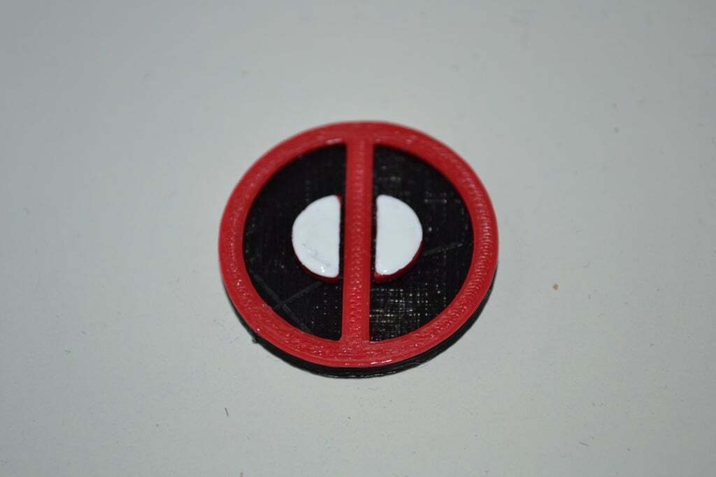 Free STL file Deadpool symbol / logo 👾 ・Template to download and 3D ...