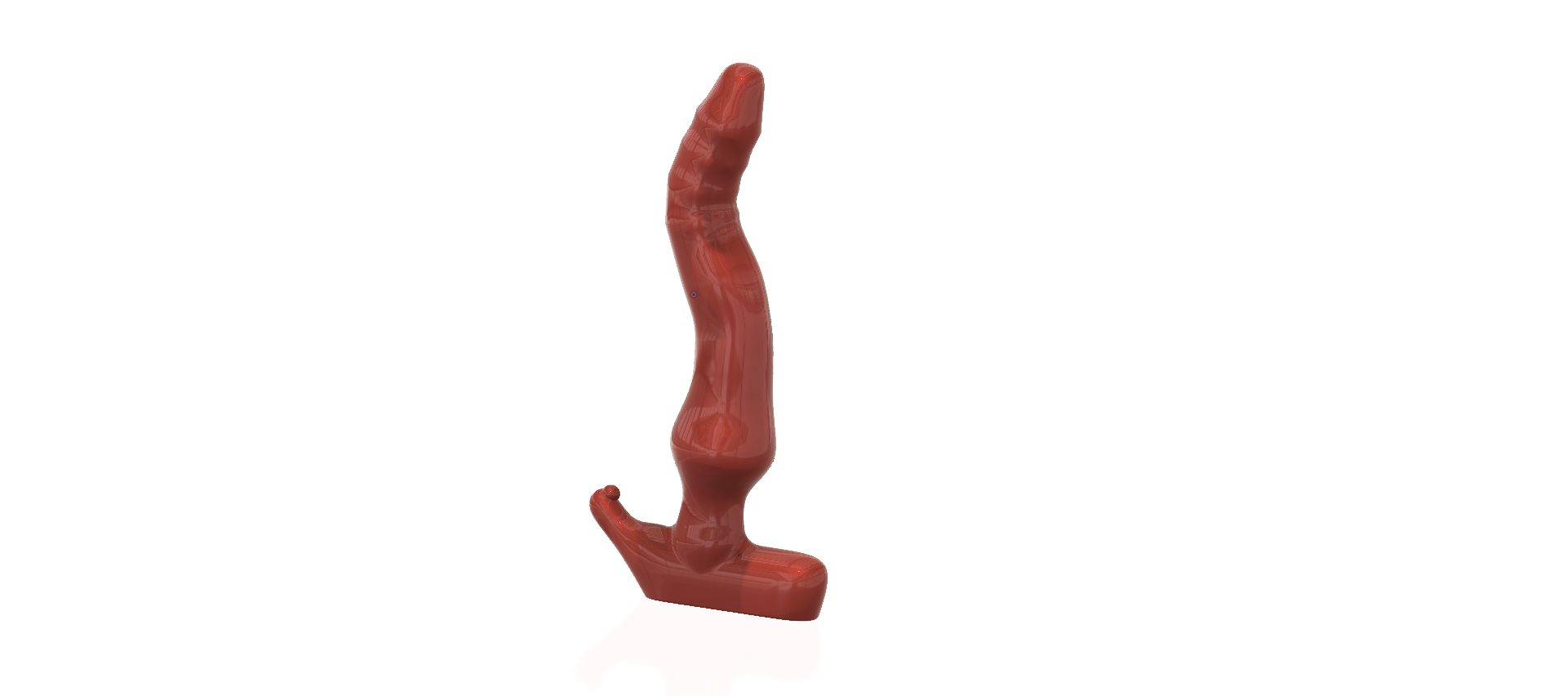 super long anal plug dildo extender v16-2 3d print cnc STL File for  Cults