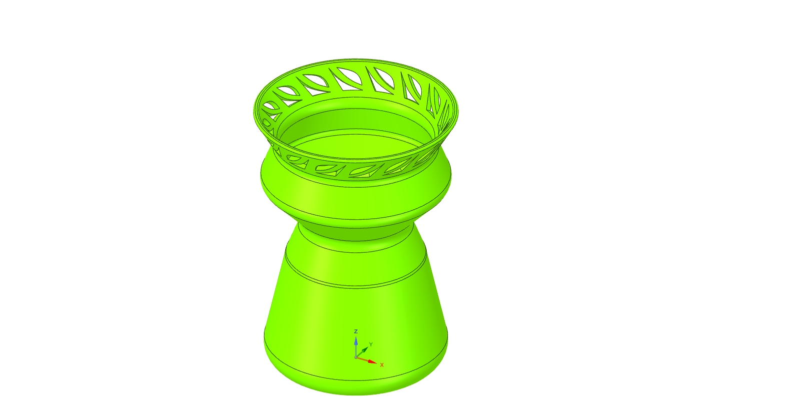 STL file style vase cup vessel v47 for 3dprint or cnc 🏺 (OBJ)・Model to