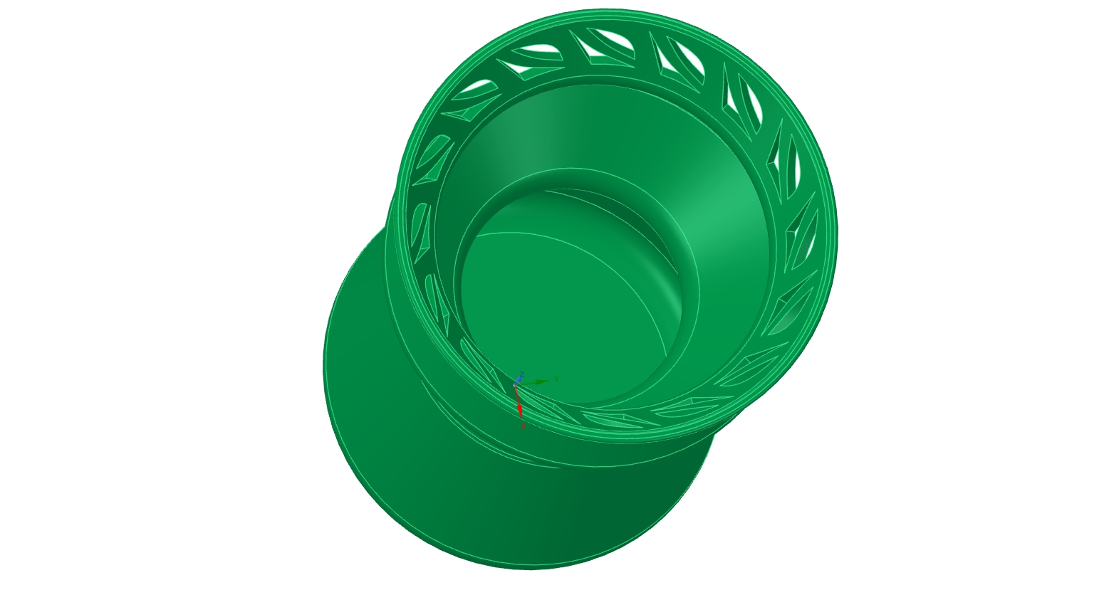 STL file style vase cup vessel v47 for 3dprint or cnc 🏺 (OBJ)・Model to